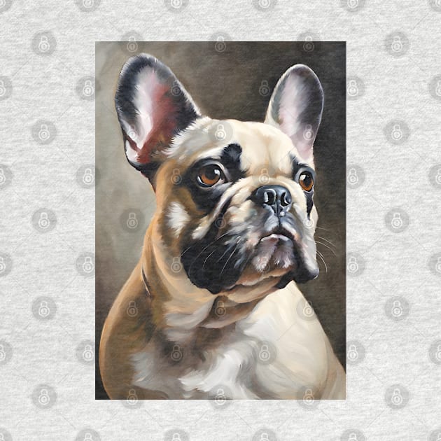 French Bulldog Oil Painting by Art-Jiyuu